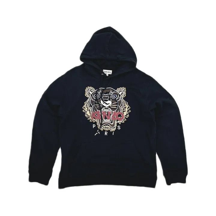 Kenzo KENZO FW21 Black Tiger Embroidery Hooded Sweatshirt 0079 Size US XL / EU 56 / 4 - 2 Thumbnail