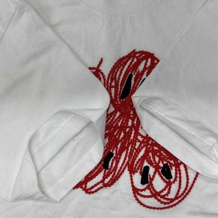 Kenzo KENZO Graphic Embroidered Short Sleeve T-Shirt 0079 Size US XL / EU 56 / 4 - 11 Thumbnail