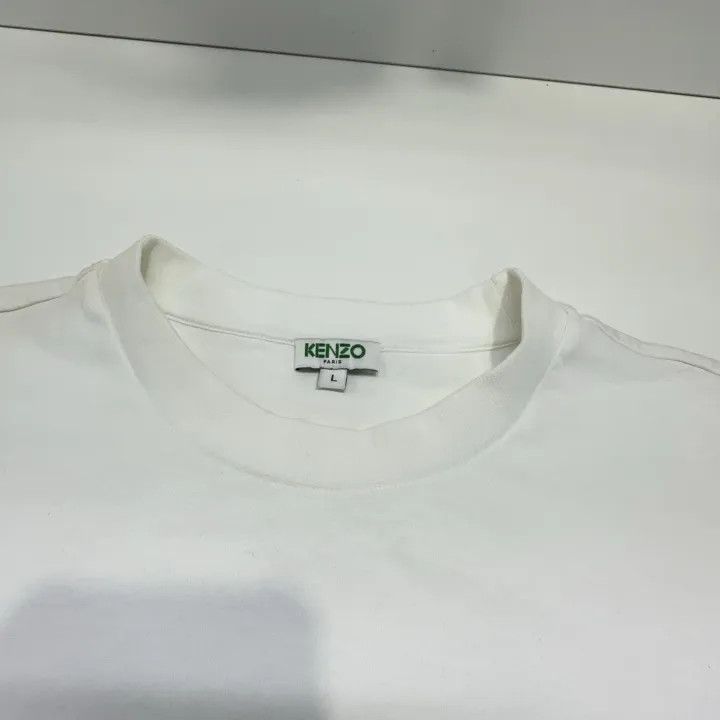 Kenzo KENZO Classic Tiger Print White Short Sleeve T-Shirt 0079 Size US L / EU 52-54 / 3 - 7 Thumbnail