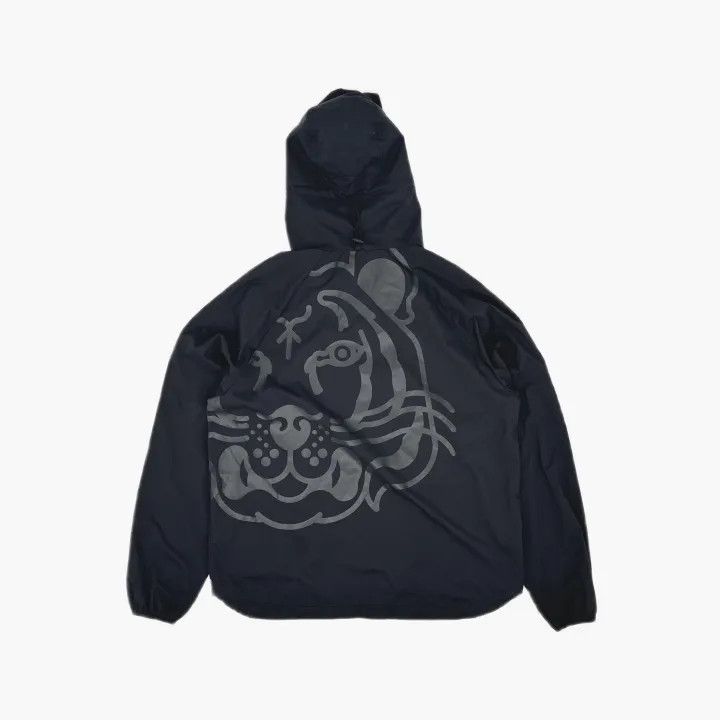 Kenzo KENZO K-Tiger Black Hooded Jacket SS22 0079 Size US L / EU 52-54 / 3 - 3 Thumbnail