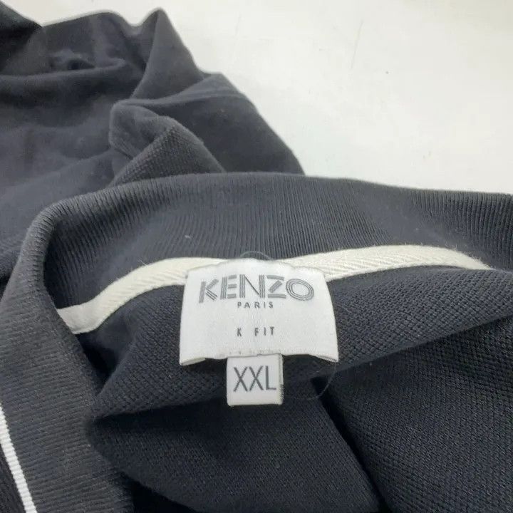 Kenzo KENZO Black Tiger Logo Short Sleeve Polo 0079 Size US XXL / EU 58 / 5 - 5 Thumbnail