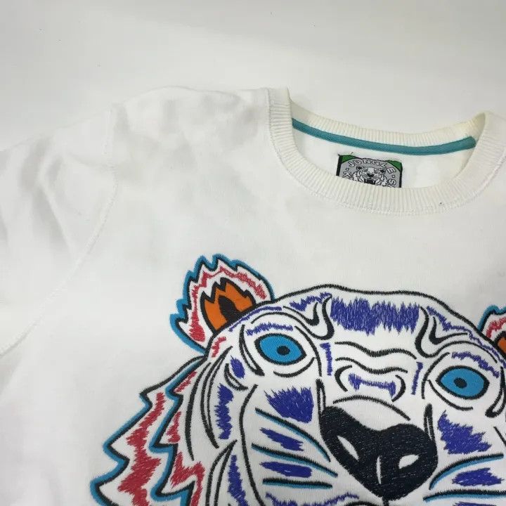 Kenzo KENZO Graphic Sweater with Tiger Design 0079 Size US M / EU 48-50 / 2 - 8 Thumbnail