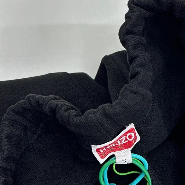 Kenzo KENZO Black Logo Knit Sports Jogger Pants 0079 Size US 30 / EU 46 - 2 Thumbnail