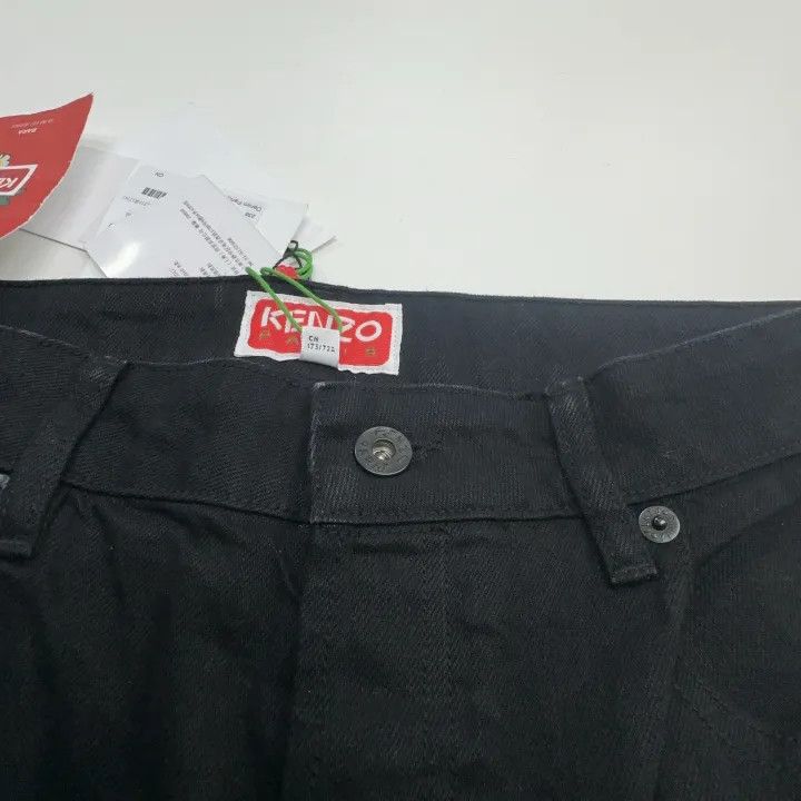Kenzo KENZO SS23 Black Straight Leg Casual Jeans 0079 Size US 32 / EU 48 - 8 Thumbnail