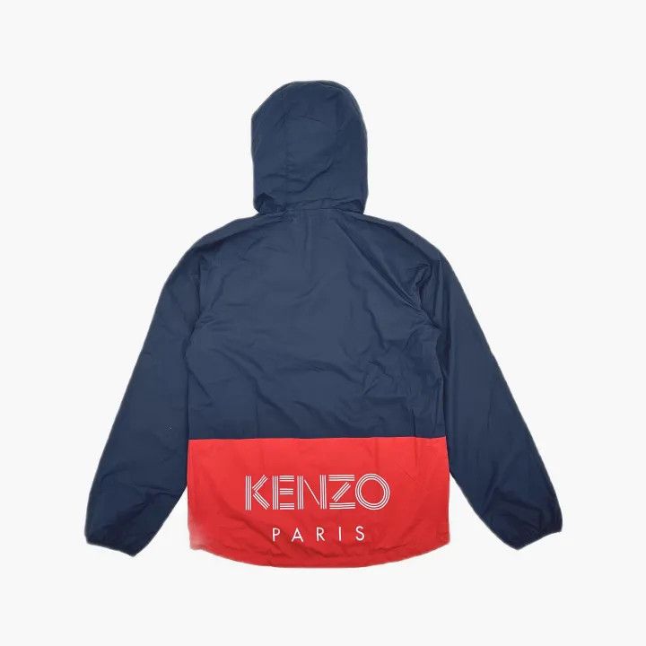 Kenzo Kenzo Reversible Hooded Jacket in Red and Navy 0079 Size US M / EU 48-50 / 2 - 5 Thumbnail
