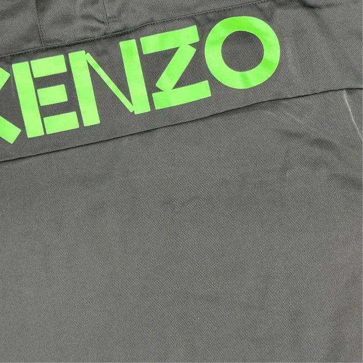 Kenzo Kenzo Black Logo Zip-Up Hooded Jacket 0079 Size US L / EU 52-54 / 3 - 5 Thumbnail