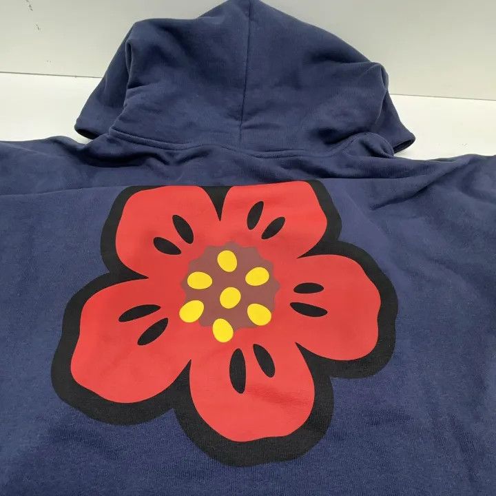Kenzo KENZO SS23 Logo Hoodie in Dark Blue 0079 Size US M / EU 48-50 / 2 - 6 Thumbnail