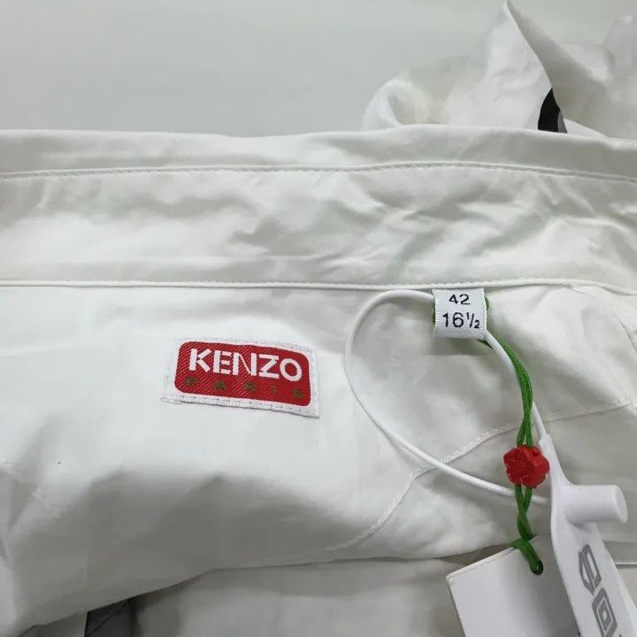Kenzo Kenzo Elephant Logo Long Sleeve Shirt for Men 0079 Size US L / EU 52-54 / 3 - 5 Thumbnail