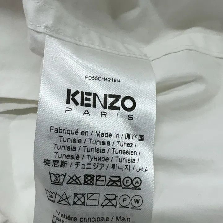 Kenzo Kenzo Elephant Logo Long Sleeve Shirt for Men 0079 Size US L / EU 52-54 / 3 - 6 Thumbnail
