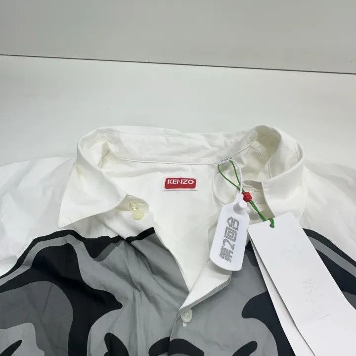 Kenzo Kenzo Elephant Logo Long Sleeve Shirt for Men 0079 Size US L / EU 52-54 / 3 - 7 Thumbnail