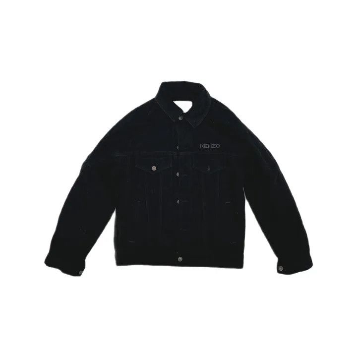 Kenzo KENZO Classic Logo Embroidered Denim Jacket 0079 Size US S / EU 44-46 / 1 - 2 Thumbnail