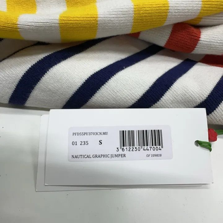 Kenzo KENZO Colorful Striped Logo Long Sleeve Sweater 0079 Size US S / EU 44-46 / 1 - 4 Thumbnail