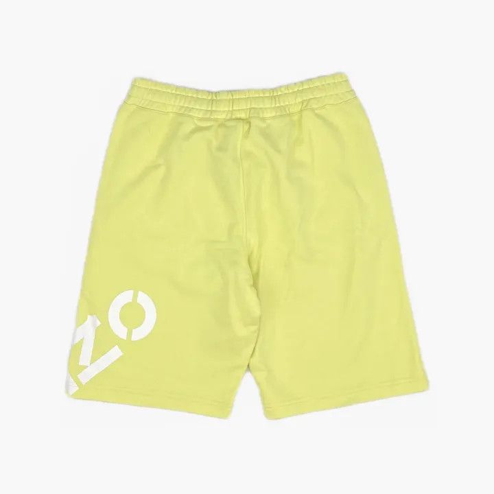 Kenzo KENZO SS22 Yellow Logo Print Casual Shorts 0079 Size US 27 - 3 Thumbnail