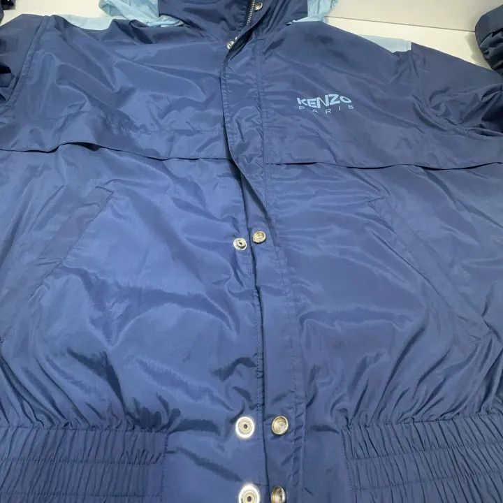 Kenzo KENZO Fall 2022 Logo Print Hooded Jacket 0079 Size US S / EU 44-46 / 1 - 8 Thumbnail