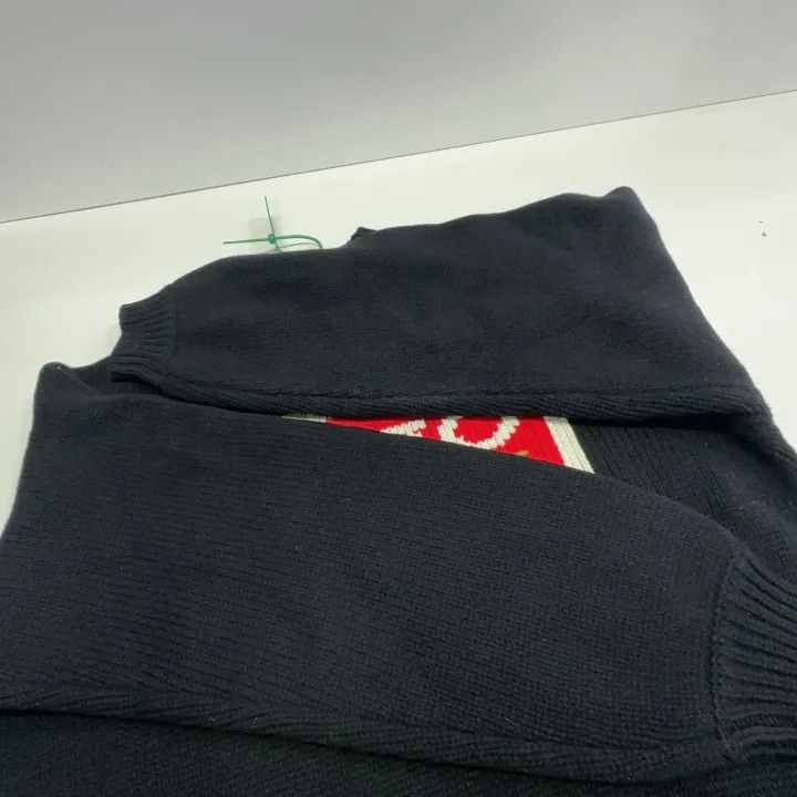 Kenzo KENZO Logo Knit Sweater for Men in Black 0079 Size US S / EU 44-46 / 1 - 6 Thumbnail
