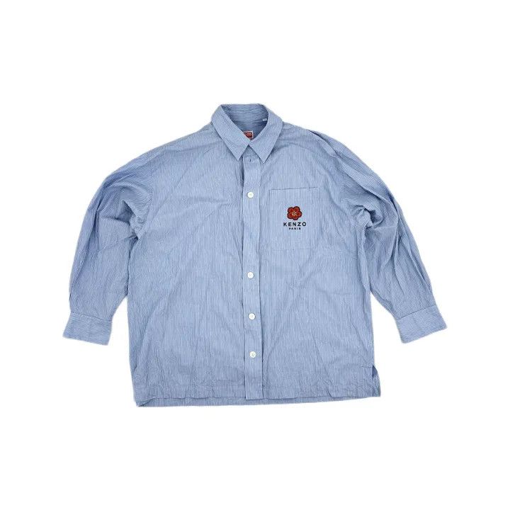 Kenzo KENZO Flower Logo Long Sleeve Shirt 0079 Size US XL / EU 56 / 4 - 2 Thumbnail