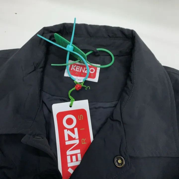Kenzo KENZO Black Long Sleeve Jacket with Logo 0079 Size US XL / EU 56 / 4 - 4 Thumbnail