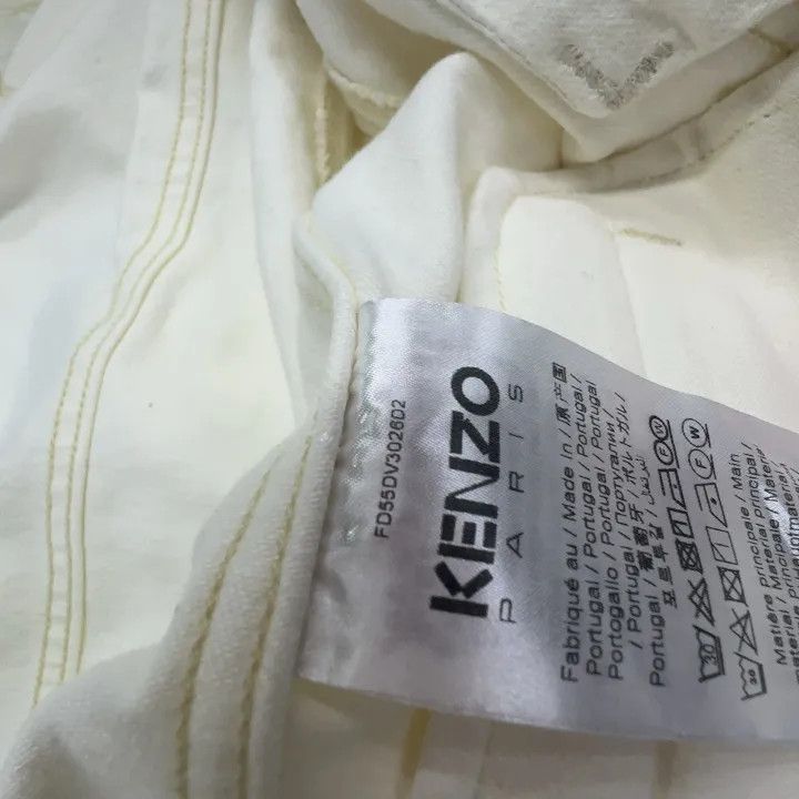 Kenzo KENZO Spring/Summer 2023 White Logo Jacket 0079 Size US XL / EU 56 / 4 - 4 Thumbnail