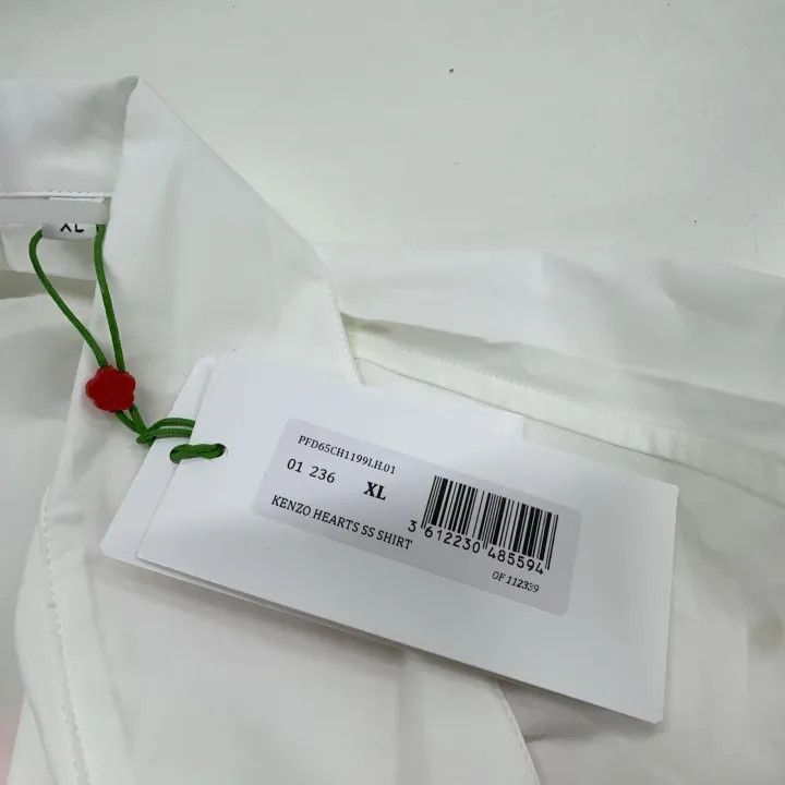 Kenzo Kenzo Short Sleeve Button-Up Shirt for Men 0079 Size US XL / EU 56 / 4 - 5 Thumbnail