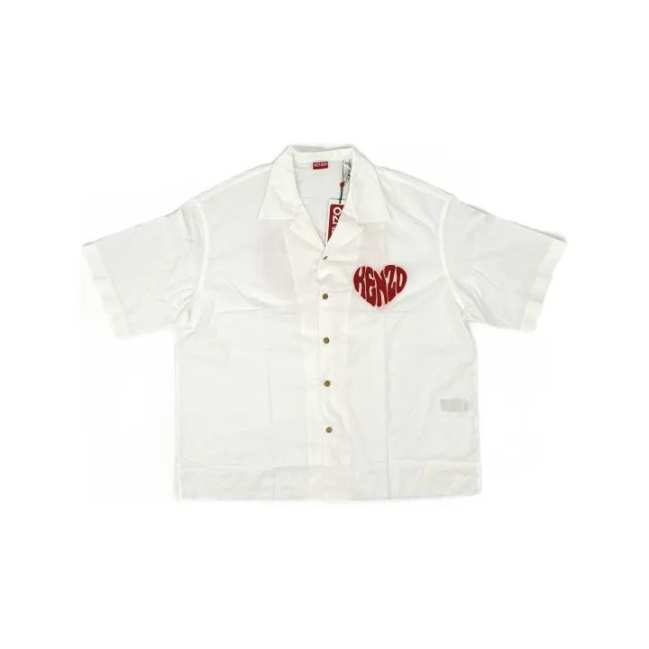 Kenzo Kenzo Short Sleeve Button-Up Shirt for Men 0079 Size US XL / EU 56 / 4 - 2 Thumbnail