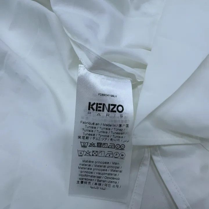Kenzo Kenzo Short Sleeve Button-Up Shirt for Men 0079 Size US XL / EU 56 / 4 - 4 Thumbnail