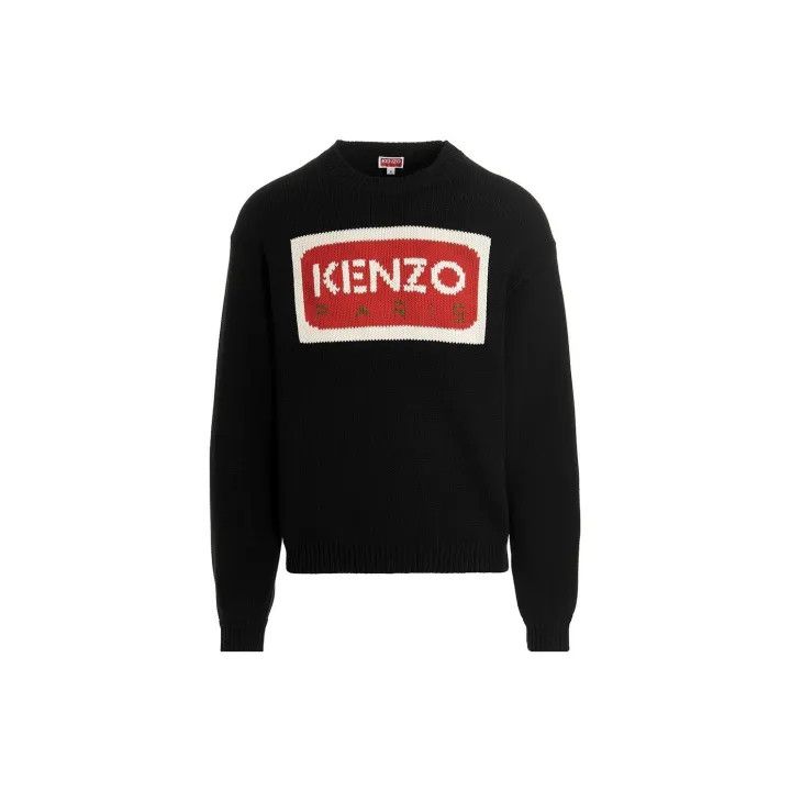 Kenzo Kenzo x Nigo Black Logo Knit Sweater 0079 Size US XL / EU 56 / 4 - 2 Thumbnail