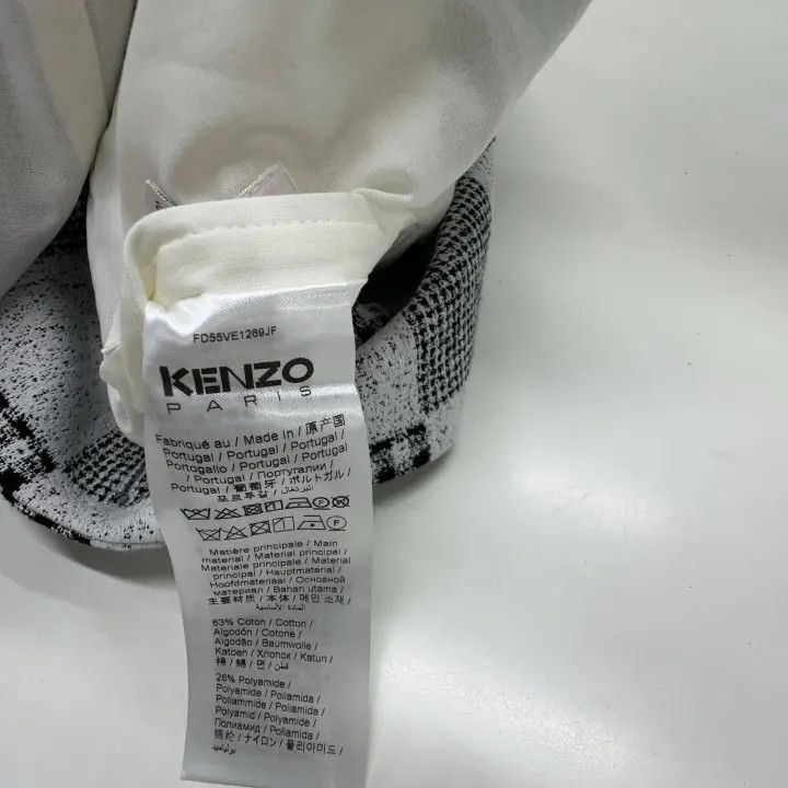 Kenzo KENZO Checkered Detail Long Sleeve Blazer 0079 Size US L / EU 52-54 / 3 - 4 Thumbnail