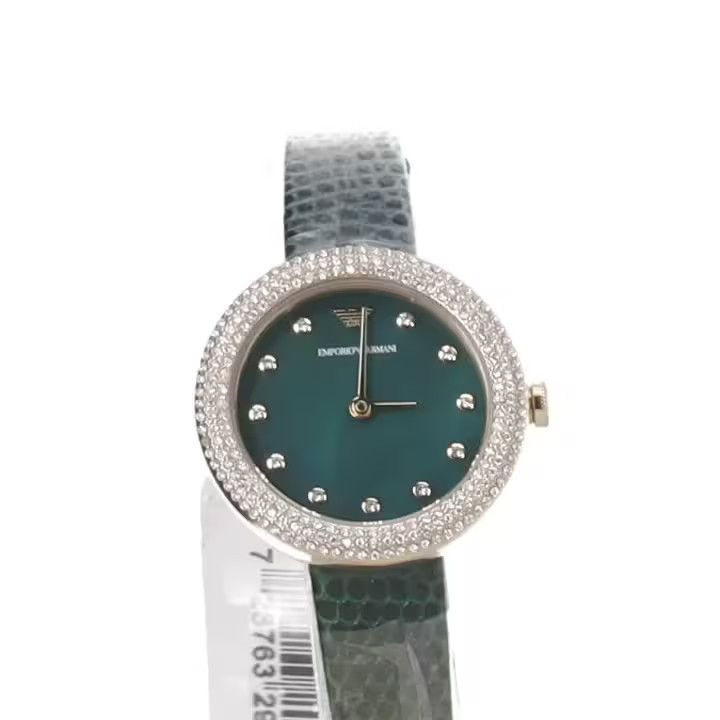 Emporio Armani emporio armani green watch yq Size ONE SIZE - 11 Thumbnail