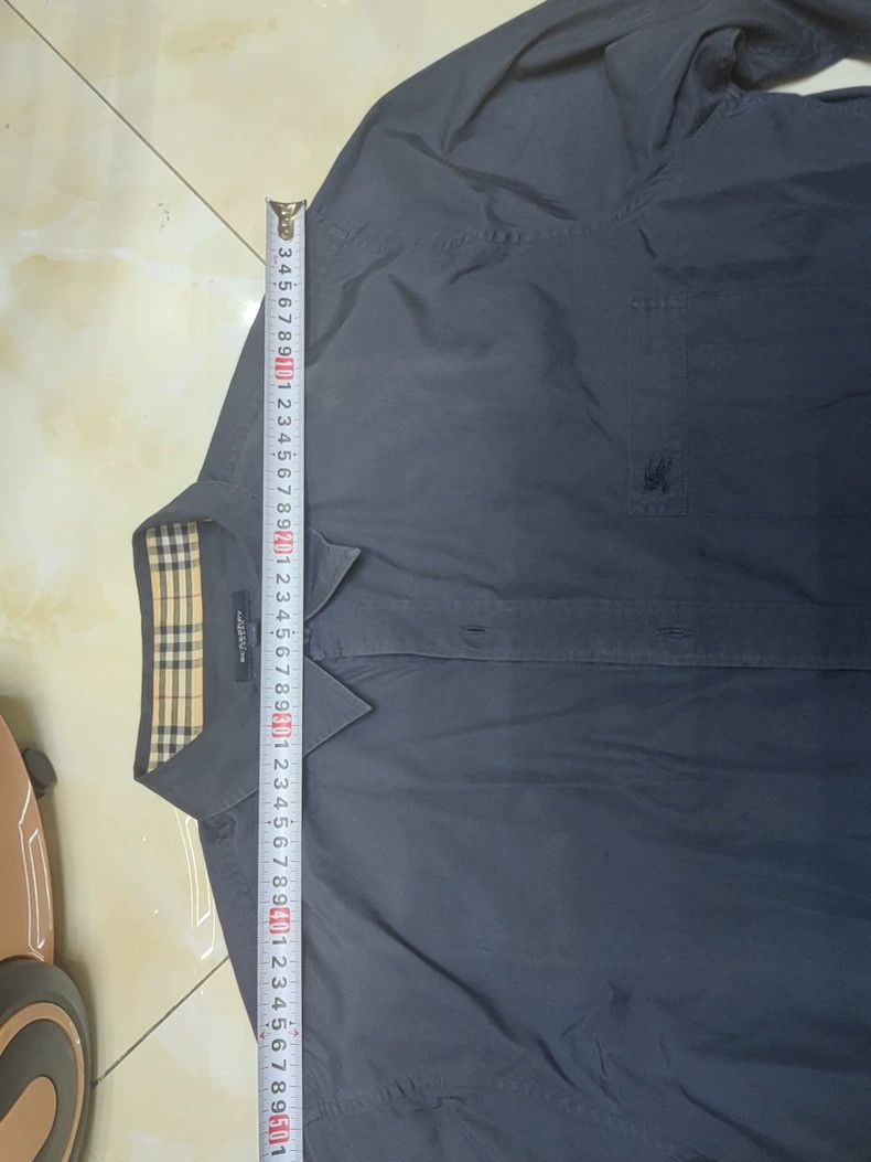 Burberry Burberry Dark Blue Long Sleeve Shirt Size US XL / EU 56 / 4 - 7 Thumbnail