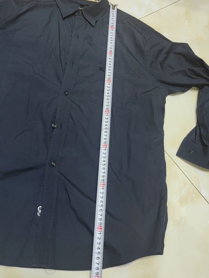 Burberry Burberry Dark Blue Long Sleeve Shirt Size US XL / EU 56 / 4 - 9 Thumbnail