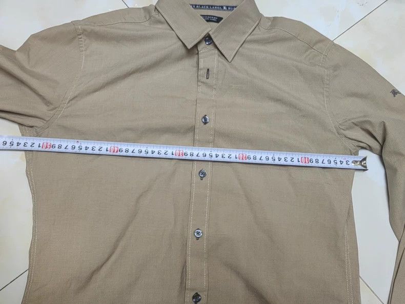 Burberry Burberry Khaki Long Sleeve Shirt Size US S / EU 44-46 / 1 - 7 Thumbnail