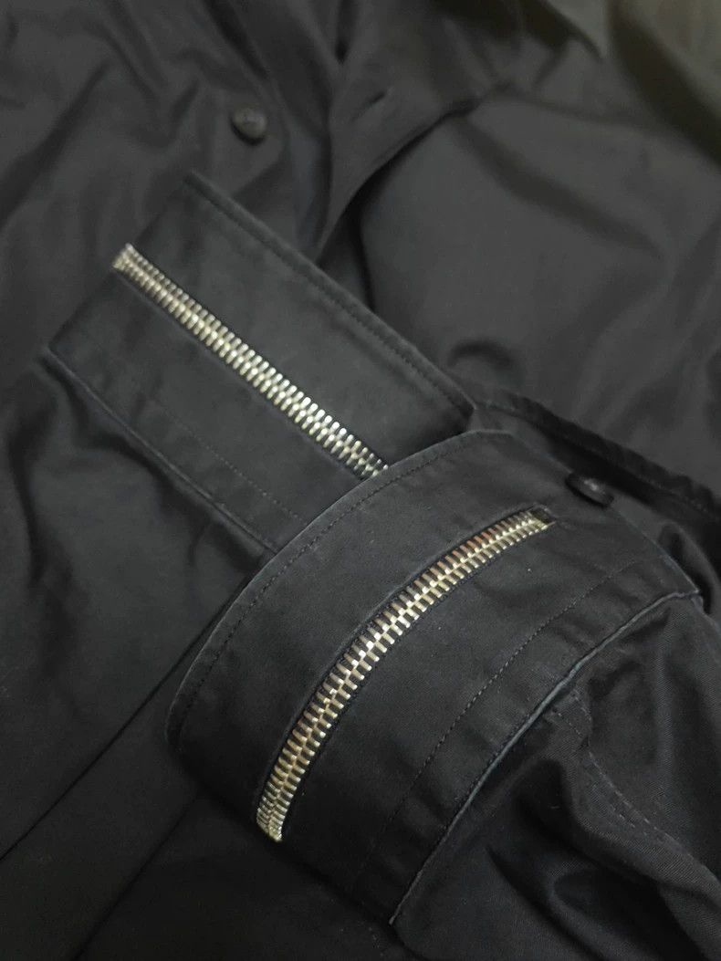 Givenchy Givenchy Black Zip-Up Long Sleeve Shirt Size US M / EU 48-50 / 2 - 4 Thumbnail