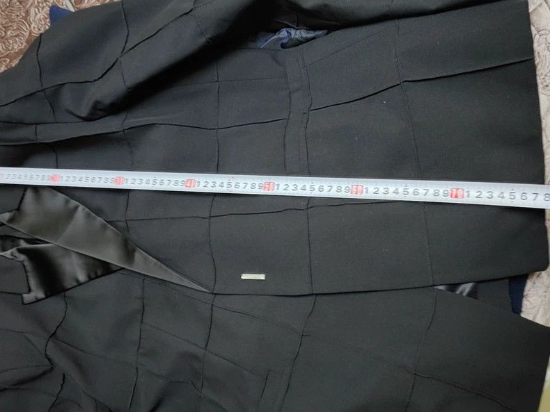 Givenchy Givenchy Black Plaid Suit Jacket Size US L / EU 52-54 / 3 - 9 Thumbnail