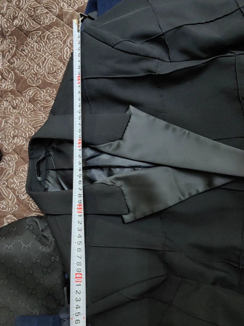 Givenchy Givenchy Black Plaid Suit Jacket Size US L / EU 52-54 / 3 - 7 Thumbnail