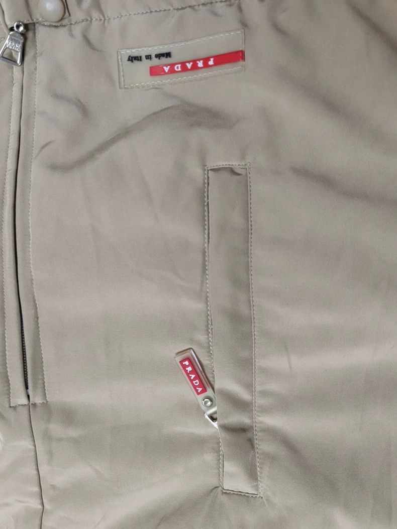 Prada Prada Beige Cotton Jacket Size US XL / EU 56 / 4 - 4 Thumbnail