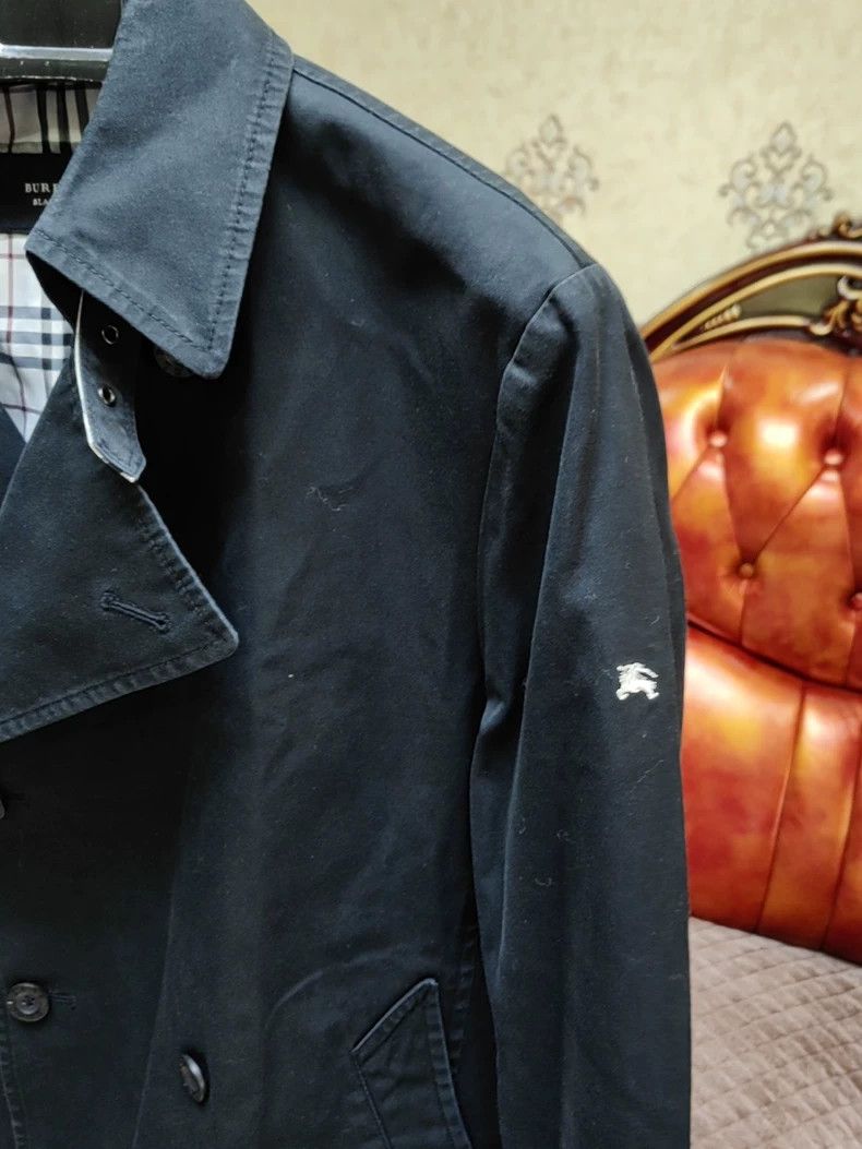 Burberry Burberry Black Short Trench Coat Size US L / EU 52-54 / 3 - 2 Thumbnail
