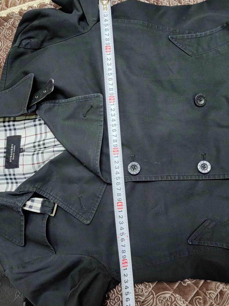 Burberry Burberry Black Short Trench Coat Size US L / EU 52-54 / 3 - 8 Thumbnail