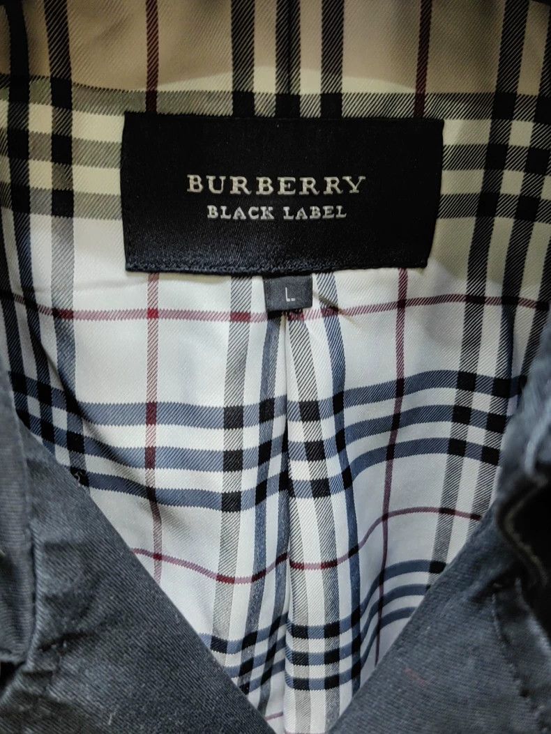 Burberry Burberry Black Short Trench Coat Size US L / EU 52-54 / 3 - 3 Thumbnail