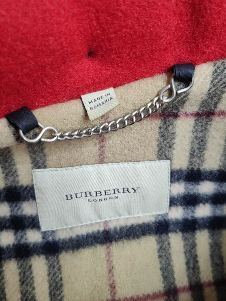 Burberry Burberry Red Duffle Coat Size US M / EU 48-50 / 2 - 4 Thumbnail
