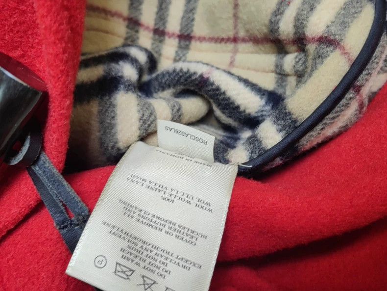Burberry Burberry Red Duffle Coat Size US M / EU 48-50 / 2 - 6 Thumbnail