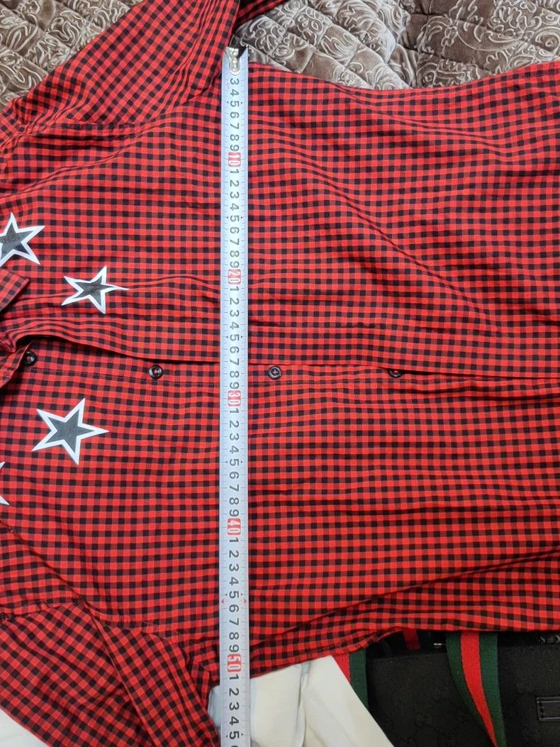 Givenchy Givenchy Red Black Check Shirt Size US S / EU 44-46 / 1 - 6 Thumbnail