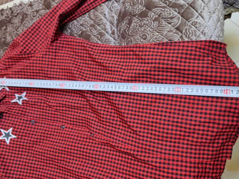 Givenchy Givenchy Red Black Check Shirt Size US S / EU 44-46 / 1 - 7 Thumbnail