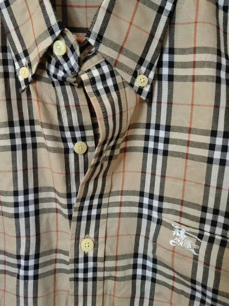 Burberry burberry long sleeve plaid shirt Size US L / EU 52-54 / 3 - 2 Thumbnail