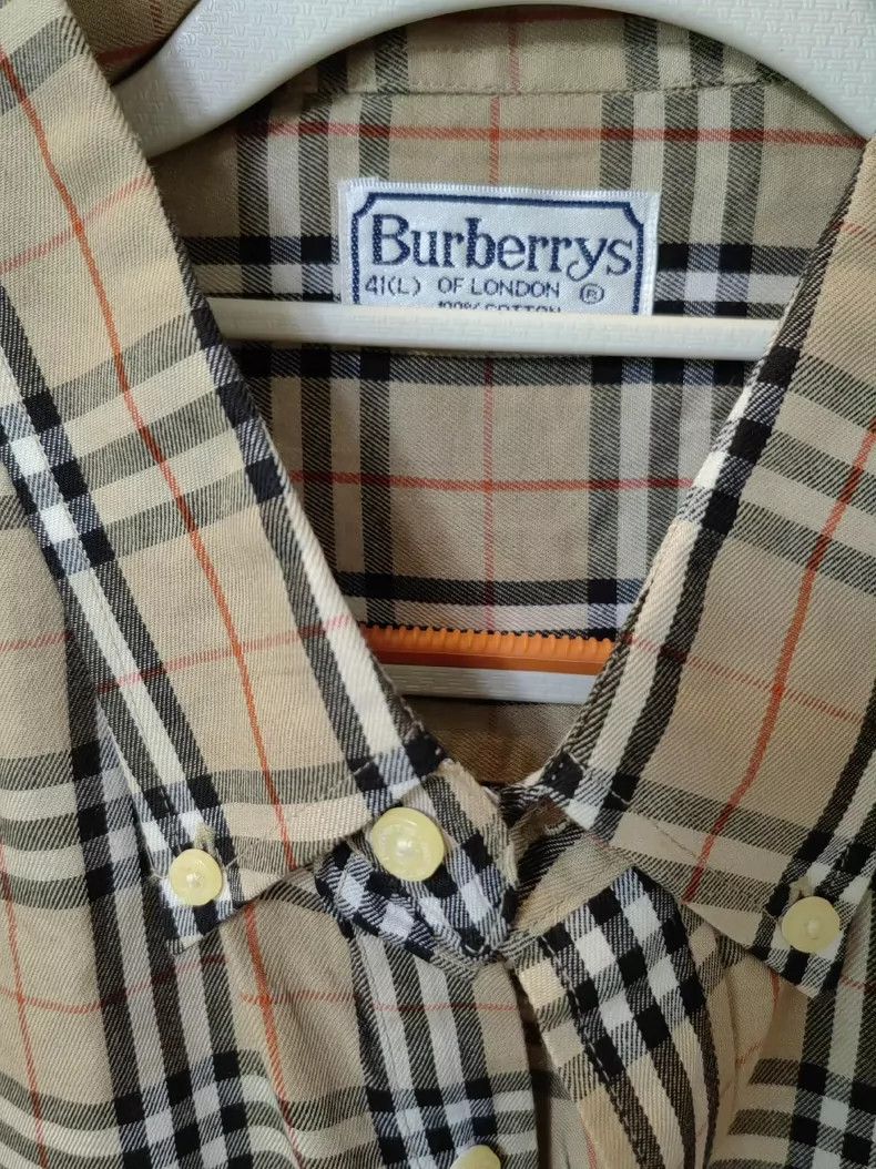 Burberry burberry long sleeve plaid shirt Size US L / EU 52-54 / 3 - 3 Thumbnail