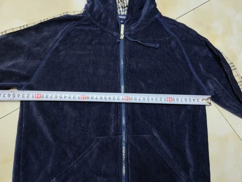 Burberry Burberry Navy Corduroy Hoodie Size US M / EU 48-50 / 2 - 6 Thumbnail