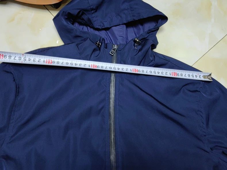 Prada Prada Navy Hooded Jacket Size US L / EU 52-54 / 3 - 7 Thumbnail