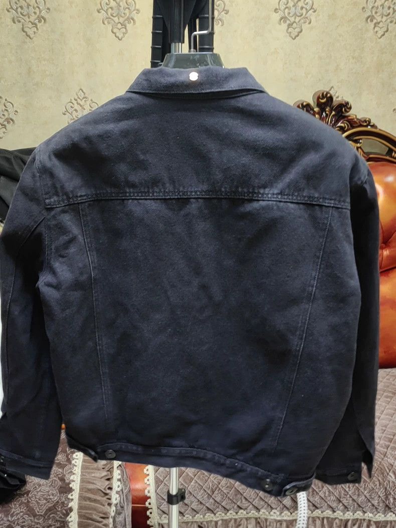 Givenchy Givenchy Black Denim Jacket XL Size US XL / EU 56 / 4 - 4 Thumbnail