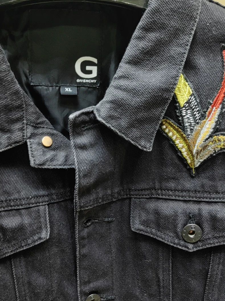 Givenchy Givenchy Black Denim Jacket XL Size US XL / EU 56 / 4 - 2 Thumbnail