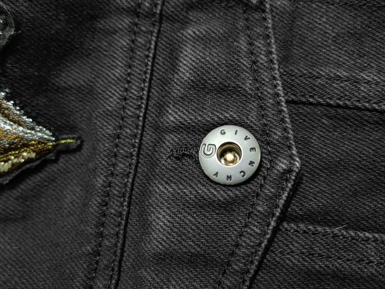 Givenchy Givenchy Black Denim Jacket XL Size US XL / EU 56 / 4 - 5 Thumbnail