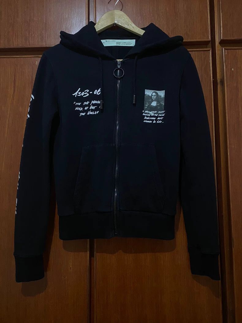VTMNTS offwhite mona lisa hoodie xxs Size US XXS / EU 40 - 2 Thumbnail